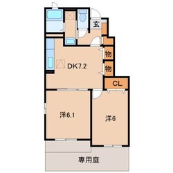 メゾン ファミーユⅠの物件間取画像